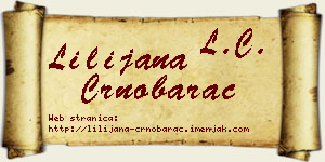 Lilijana Crnobarac vizit kartica